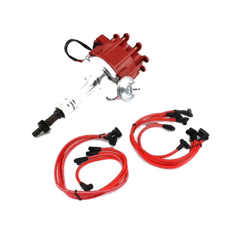Ford 351W Windsor Coil Thunder HEI Distributor w/Wire Leads (1965-1973)