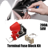 Car Marine Boat 200A Terminal Fuse Block Max Voltage 58V