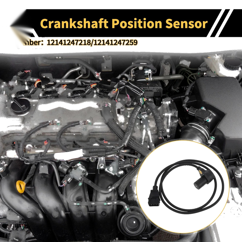 BMW E36 316i Crankshaft Position Sensor Black (1993-1998)