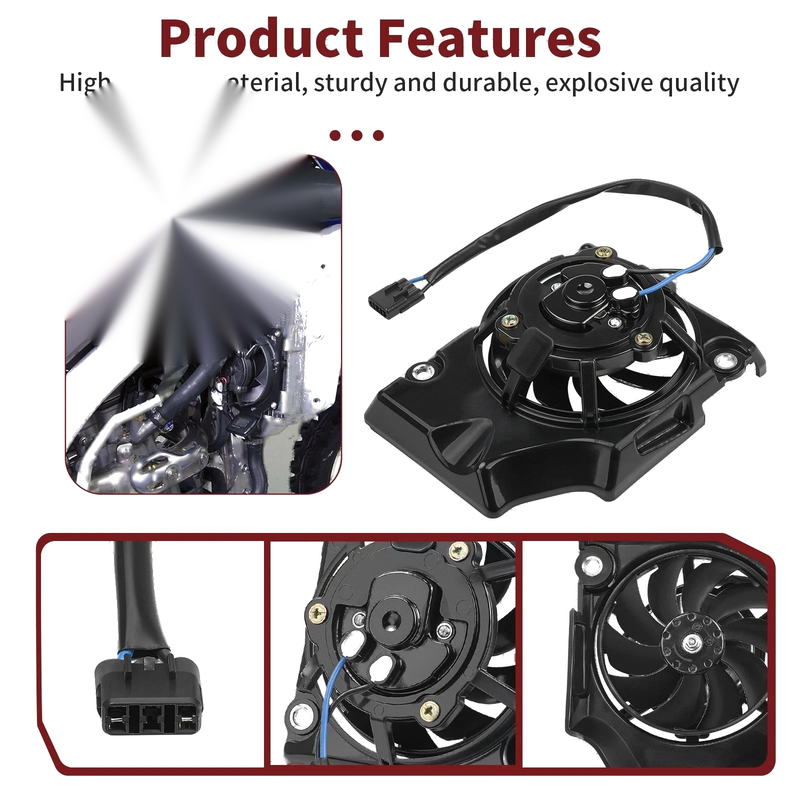 Yamaha YZ250FX WR250F Radiator Fan Kit (2015–2019)