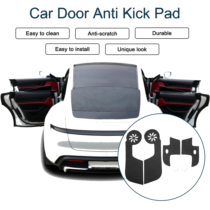 Toyota FJ Cruiser Black Anti Kick Pad Sticker Protector (2007-2014)