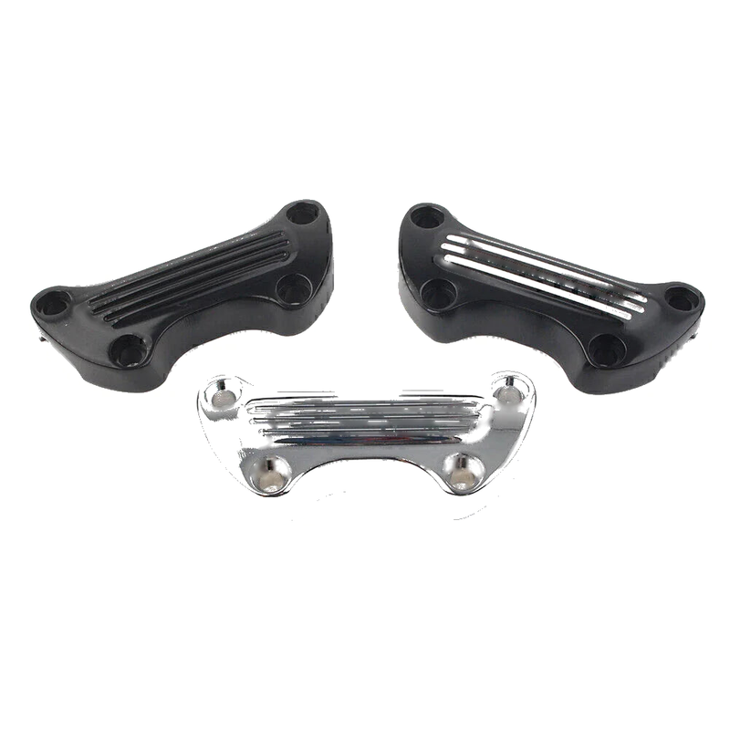 Harley Sportster Softail Dyna 1" Handlebar Riser Top Clamp Cover (2004-2023)