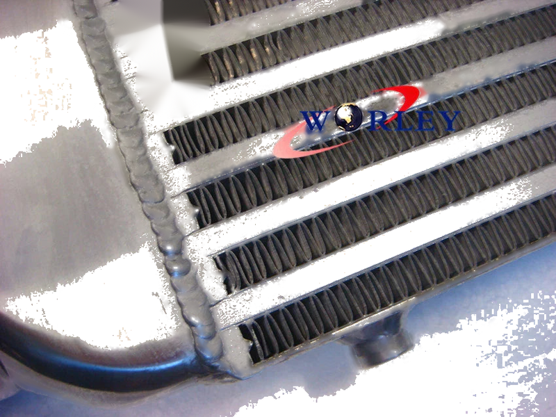 Universal Intercooler 450x300x75mm + 3" Aluminum Piping + Silicone Hoses