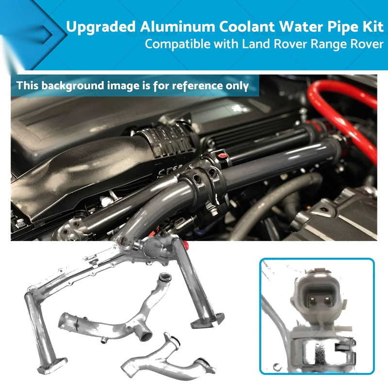 Land Rover LR4, Jaguar XE Aluminum Coolant Water Pipe Kit (2010-2016)