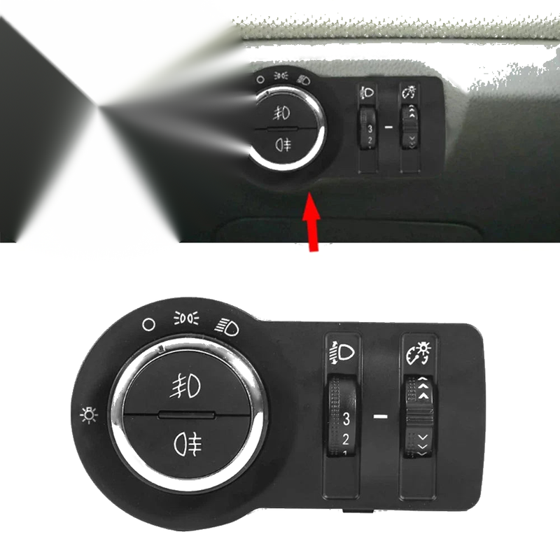 Chevrolet Cruze, Malibu, Trax, Buick, Opel Headlight Switch Button (2011-2020)