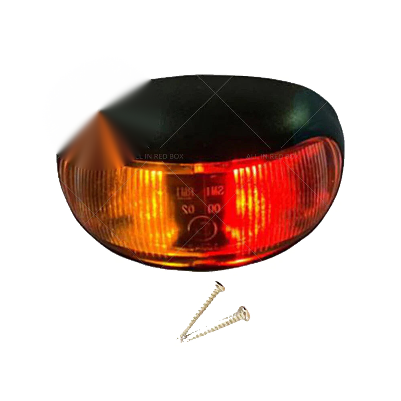 Truck Trailer 12V 24V LED Clearance Lights Side Marker Lamp Red Amber