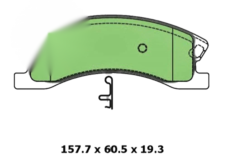 Jeep Grand Cherokee WJ WG Front Brake Pad Shim Caliper Hardware