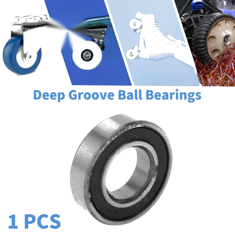 Scooter Skateboard Wheel Deep Groove Ball Bearings 12x24x6mm 1 Pc