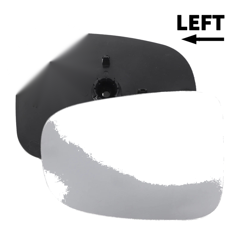 Ford Transit Left Side White Mirror Glass with Back Convex Non-Heated