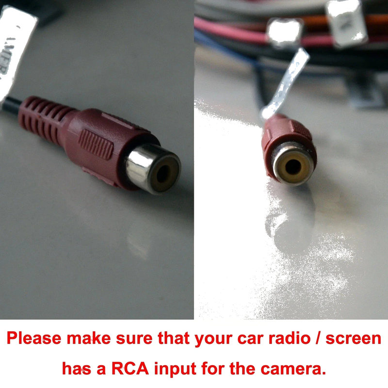 Toyota Yaris Sedan Car Rear View Backup Camera (2007–2012)