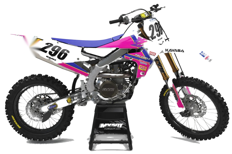 Yamaha TTR 50 Berm Style Decals & Stickers Custom Graphics Kit