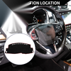 Honda Vezel RU1 / 2 / 3 / 4 RS 2013-2020 Black Red Set Dashboard Dash Cover Mat