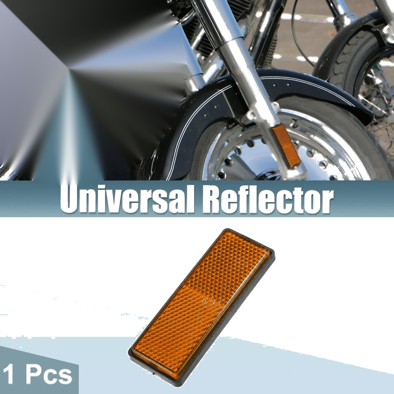 Motorcycle Spoke Reflective with Screw / 88x32mm / Spoke Reflective with Screw