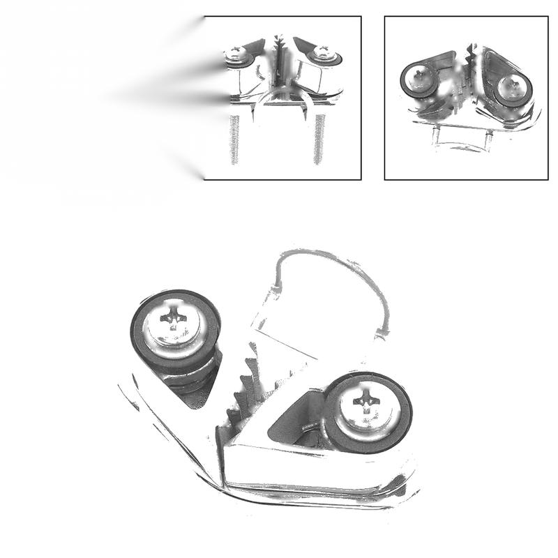 Marine Grade Water Sports Easy Adjustments Rope Clamp