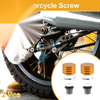 Motorcycle 2 x Screw M5x0.8 Fork Air Bleeder Valve