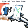 Motorcycle Motorcycle Phone Mount Holder 4.7-7.2 Phones Aluminum Alloy Blue