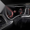 Carbon Fiber Dashboard Speedometer Cover Bezel Fits Dodge Challenger 2015-2019