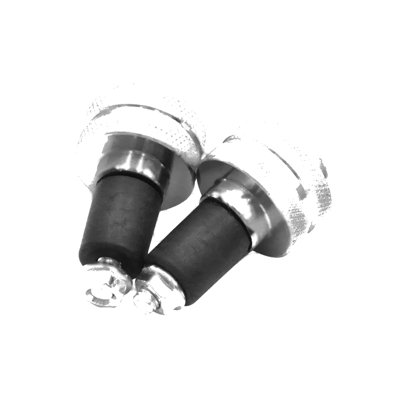 Honda 17mm Aluminum Alloy Motorcycle End Caps (2pcs)