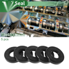 Oil Seal 30x65x12mm Black 5 pcs Seal Ring Rotary Shaft NBR Rubber