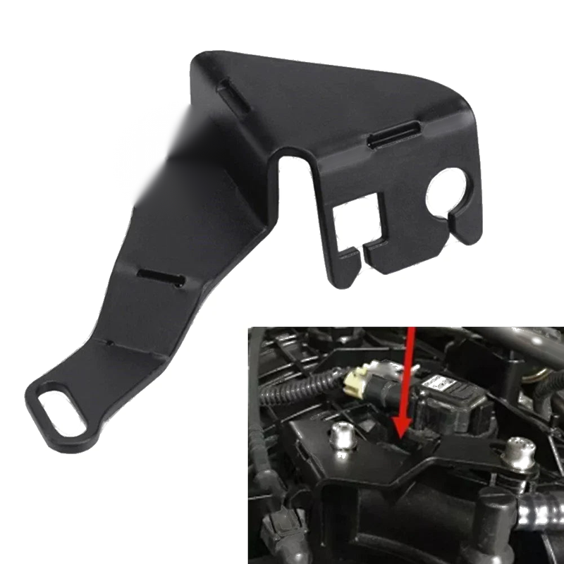 GM Truck TBSS NNBS L92 Black Intake Manifold Throttle Cable Bracket (1999-2007)