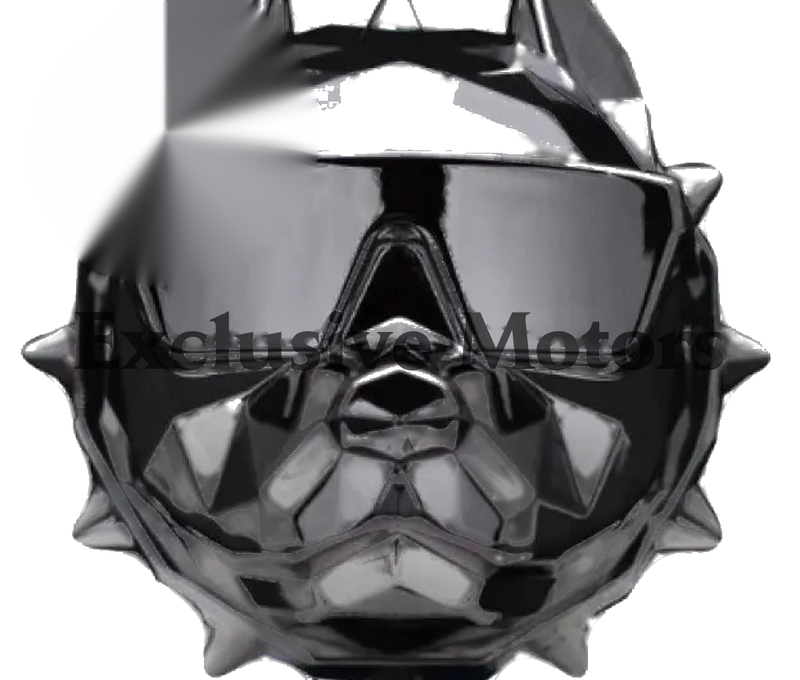 Bull Dog Air Freshener - Refillable Fragrance Dispenser - Satin Black