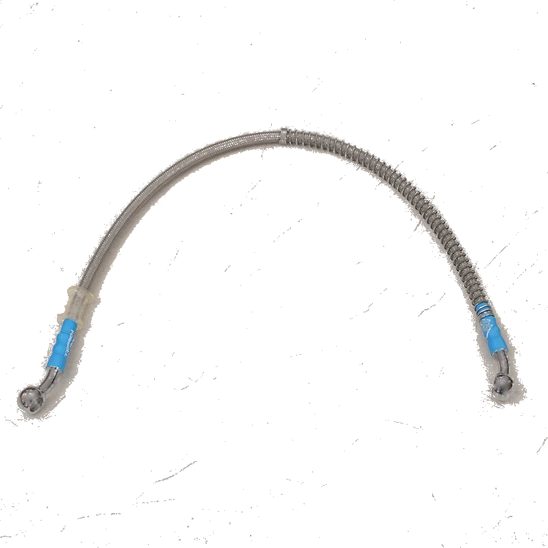 Motorcycle Universal 55cm Braided Stainless Steel Brake Oil Hose Pipe