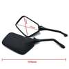 Mobility Scooter 10MM Universal Black Scooter Mirrors