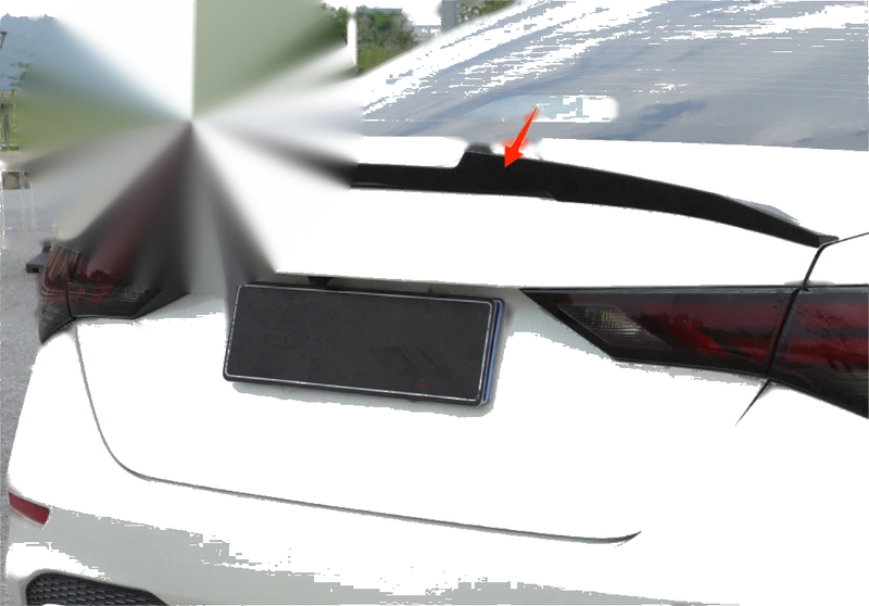 Nissan Sentra Glossy Black Rear Spoiler Wing (2020-2024)