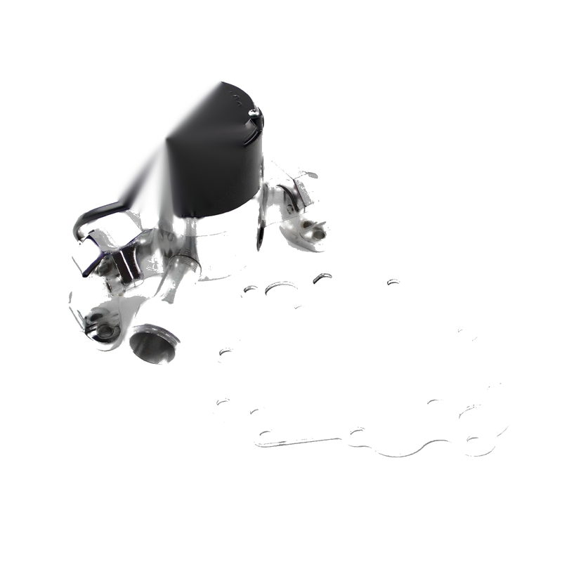 Ford 302 351C Cleveland Electric Water Pump Chrome (35+ GPM)