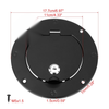 Jeep Wrangler TJ Black Locking Gas Cap Fuel Filler Door Cover (1997-2006)