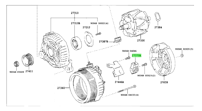 Toyota Camry, Fortuner, Hilux, , Yaris Brush Holder (2007-2023)