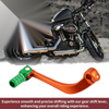 Honda CRF110F (2013-2018) Orange Green Folding Motorcycle Gear Shifter Lever