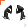 Honda Civic Black Wing Fender Side Mirrors (1984-1991)