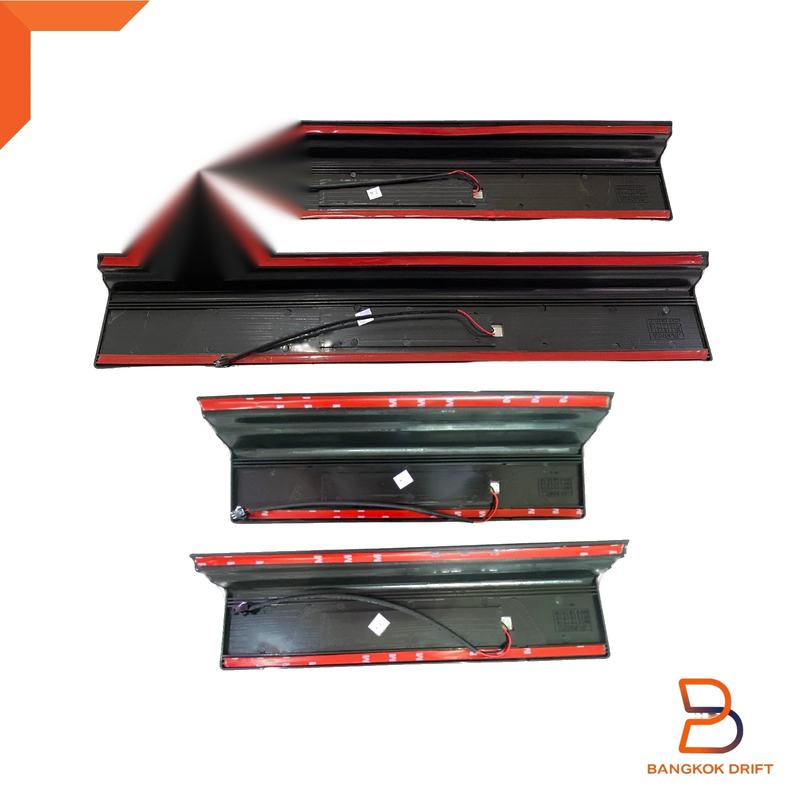 Ford Ranger T6 PX Ute Illuminated Door Step Protector Trim (12-22)