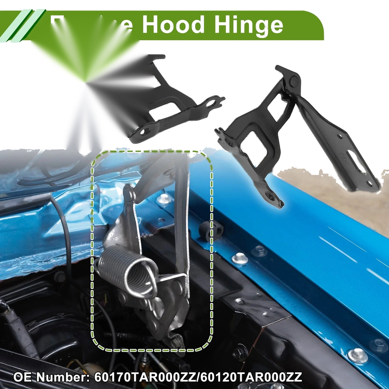 Honda Fit 2015-2020 Front Bonnet Bracket 2 x Covers Hood Hinges