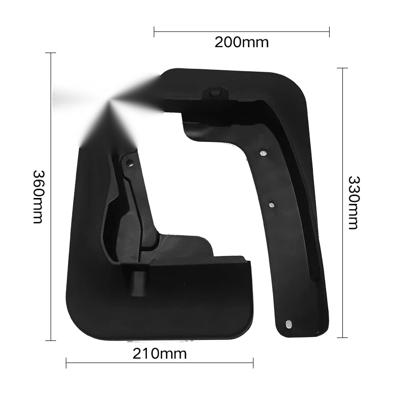 Toyota Highlander 4 Pcs / Mud Flaps Splash Guards (2020–2023)