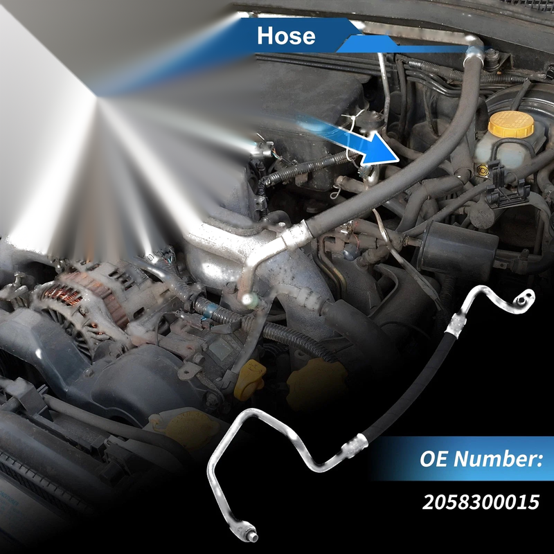 Mercedes-Benz C300 A/C Refrigerant Liquid Hose (2015-2021)