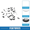 Chevrolet Plastic White Vehicle Clips 30 x Door Panel Clips
