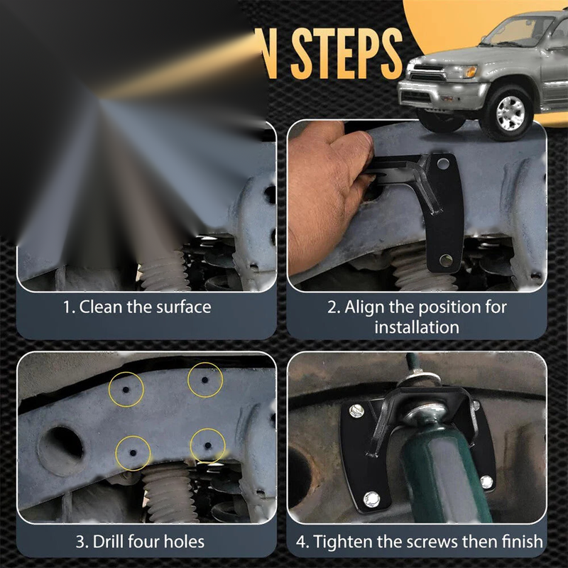 Toyota 4Runner Rear Shock Mounts (1996-2002)