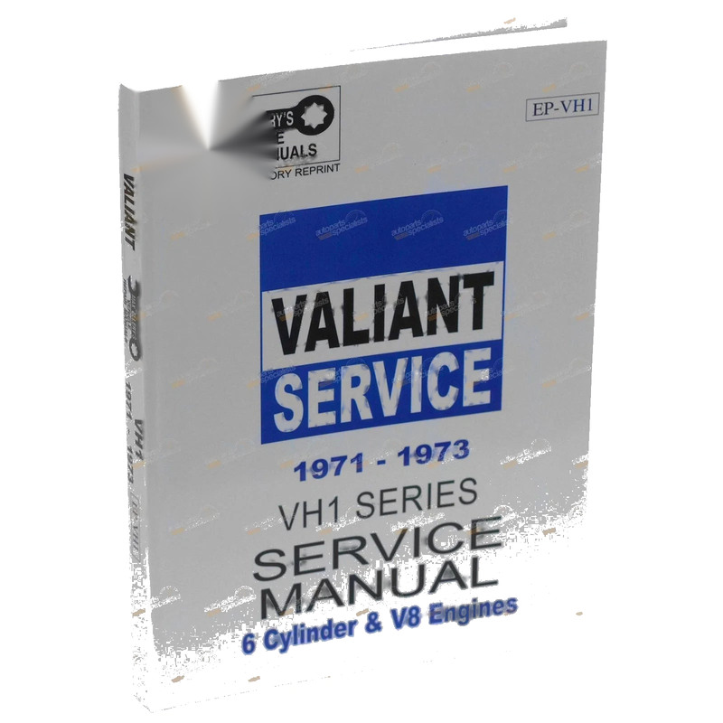 Chrysler Valiant VH Max Ellery Workshop Repair Manual (1971 - 1973)