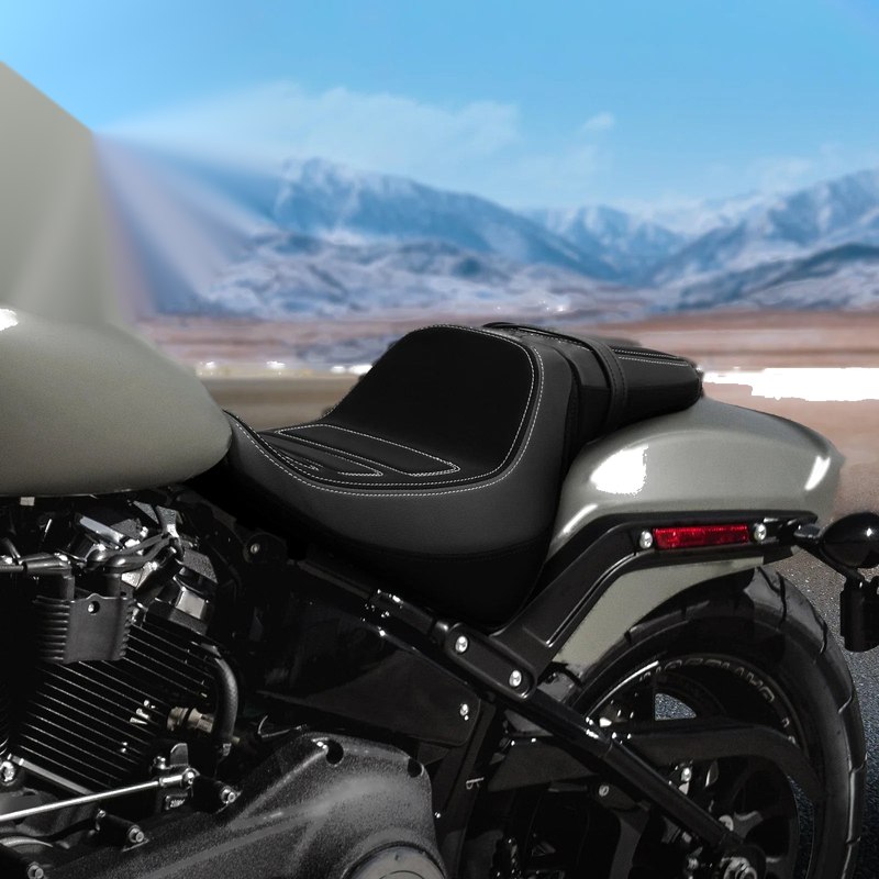Harley Fat Bob FXFB FXFBS Rider Driver Passenger Seat (2018-2024)