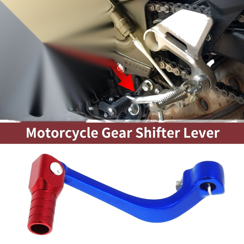 Honda CRF110F 2013-2018 Blue & Red Folding Shifter Lever