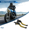 Kawasaki Vulcan S 650 2 x Brake Clutch Levers Black Gold Tone (2015–2023)