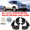 Lexus RX 4x Splash Guards Mud Flaps Fender (2003–2008)