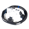 Subaru Impreza WRX / STI Flat Bottom Carbon Suede Blue Steering Wheel (2008-2014)