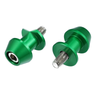 Honda 8mm M8x1.25 Green Motorcycle Swing Arm Spools