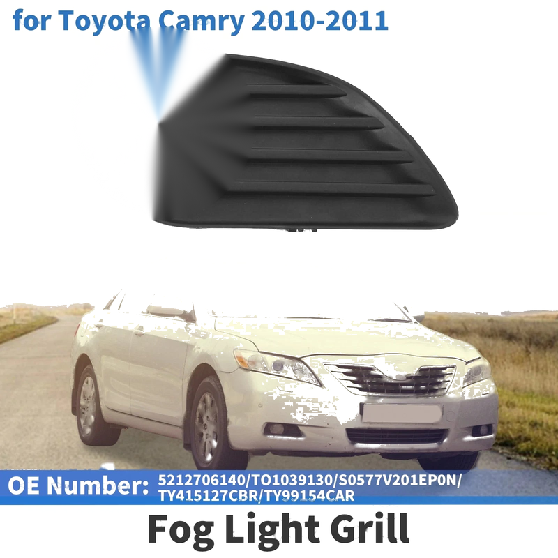 Toyota Camry Front Right Bumper Fog Light Cover (2010–2011)