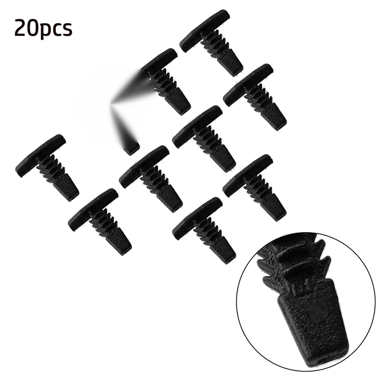 Vehicle Door Weatherstrip Retainer Clip 20x Nylon