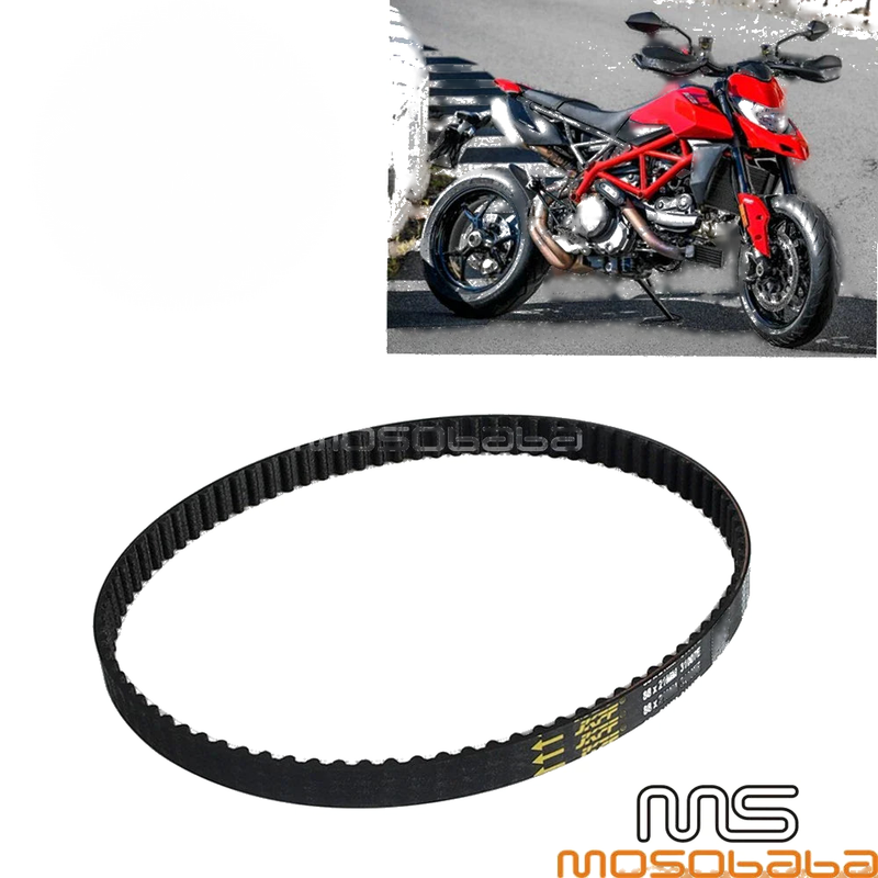 DUCATI HYPERMOTARD Black Rubber Camshaft Timing Belts (2019-2020)