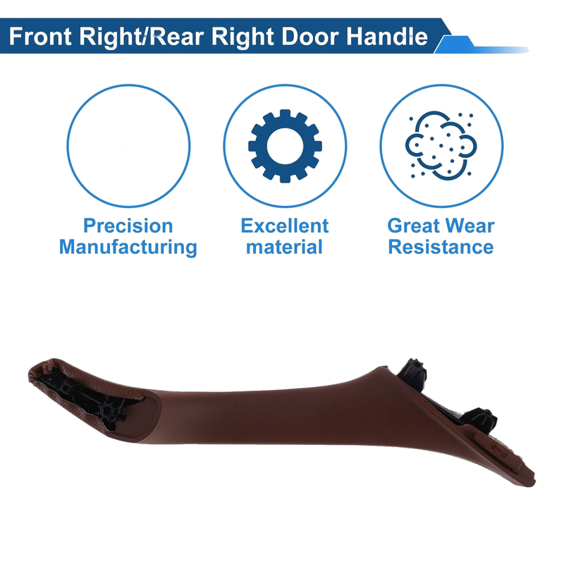 BMW F10 F11 F18 Wine Red Inner Door Panel Handle (2010-2017)
